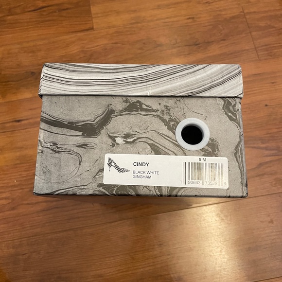 New in Box Jeffrey Campbell Gingham Heels Size 5 - Picture 5 of 10